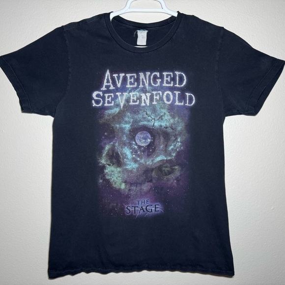 Avenged Sevenfold Other - Avenged Sevenfold Space Skull T-Shirt Size Medium Black